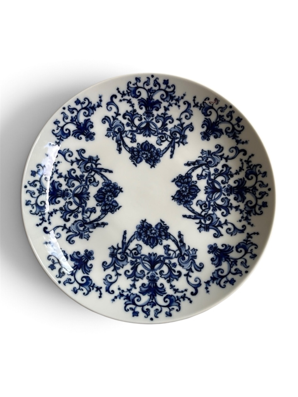 Richard Ginori 1735 Babele Blue Floral Porcelain Plate Large Charger Italy